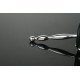 Stainless Steel Urethral Sound with Silicone Penis Ring