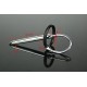 Stainless Steel Urethral Sound with Silicone Penis Ring