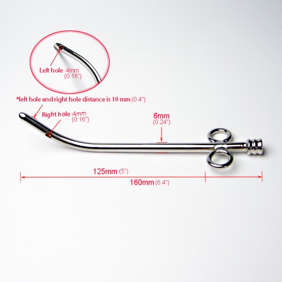 Urethral Catheter - Hollow Stainless Steel