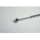 Thin Urethral Sound with 11 Ridges - 158mm Long - 10mm Thick