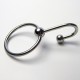 Penis Ring with Urethral Insert - Stainless Steel