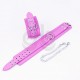 Pink Faux Leather Bondage Ankle Cuffs