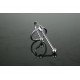 Stainless Steel Penis Ring with Urethral Sound