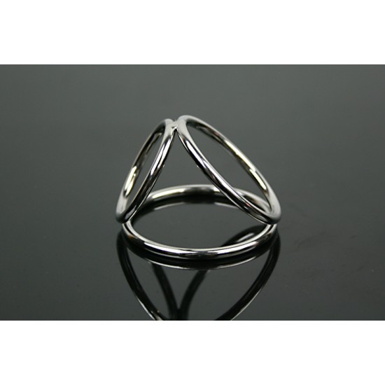 Stainless Steel Triple Cock Ring/Cage