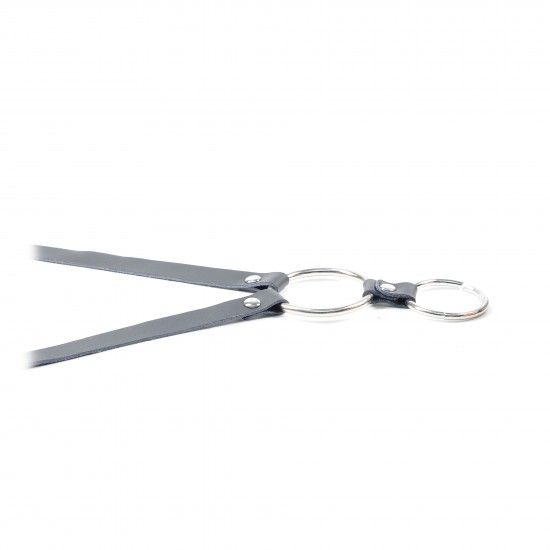 2 Gates To Hell Penis Rings with Leather Belt