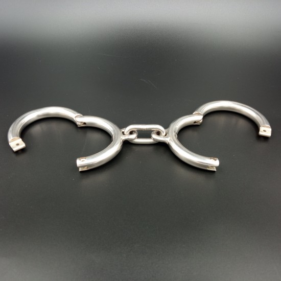 Circular Wrist Cuffs - Stainless Steel - Allen Key Locking