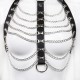 Faux Leather and Chain Female Fetishwear