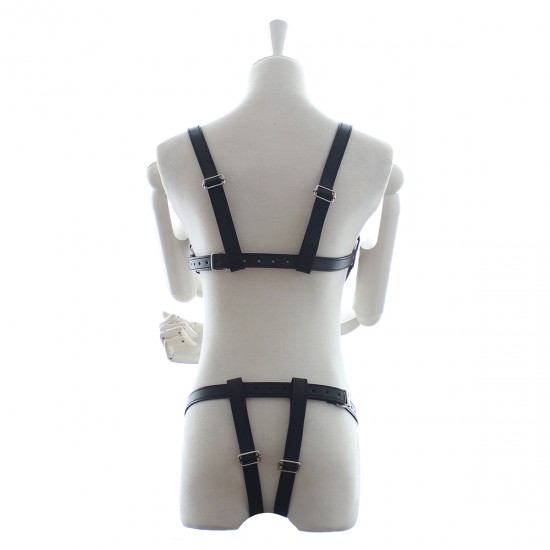 Strappy Female Fetishwear