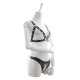 Faux Leather and Chain Female Fetishwear