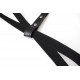 Black Faux Leather Female Fetishwear Open Bikini Top
