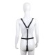 Black Faux Leather Warrior Queen Crotchless Female Fetishwear