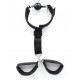 Ball Gag with Wrist Cuffs