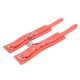 Red Faux Leather Ankle Cuffs