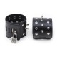 Spiked Black Ankle Cuffs
