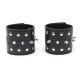 Spiked Black Ankle Cuffs