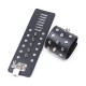Spiked Black Ankle Cuffs