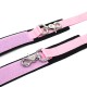 Strong Nylon Pink Hook and Loop Fastening Wrist Cuffs