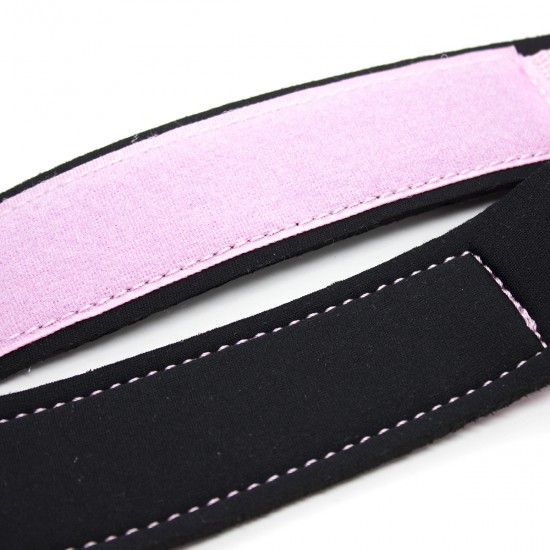 Strong Nylon Pink Hook and Loop Fastening Wrist Cuffs