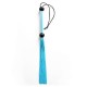 Blue Rubber Tailed Bondage Flogger