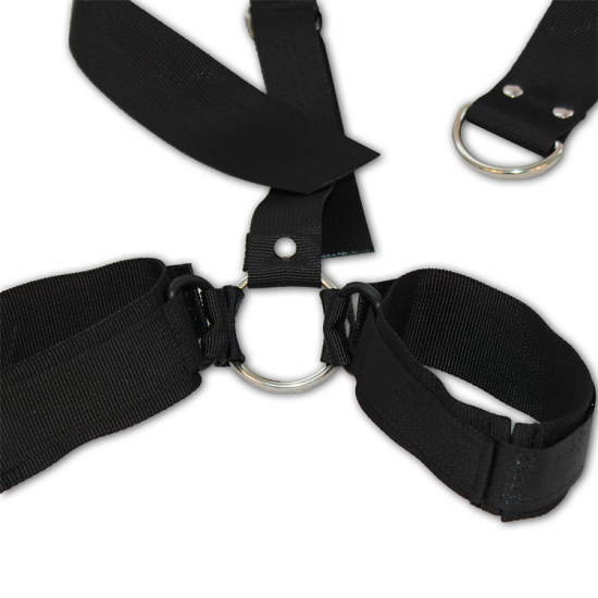 Ball Gag with Wrist Cuffs