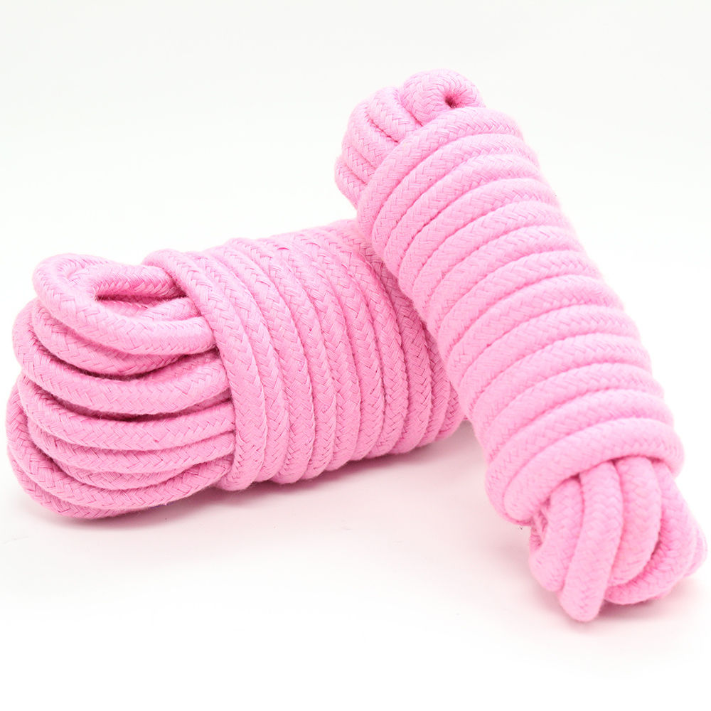 Pink Soft Cotton Bondage Rope - 10 Metres Long - Bondage ...